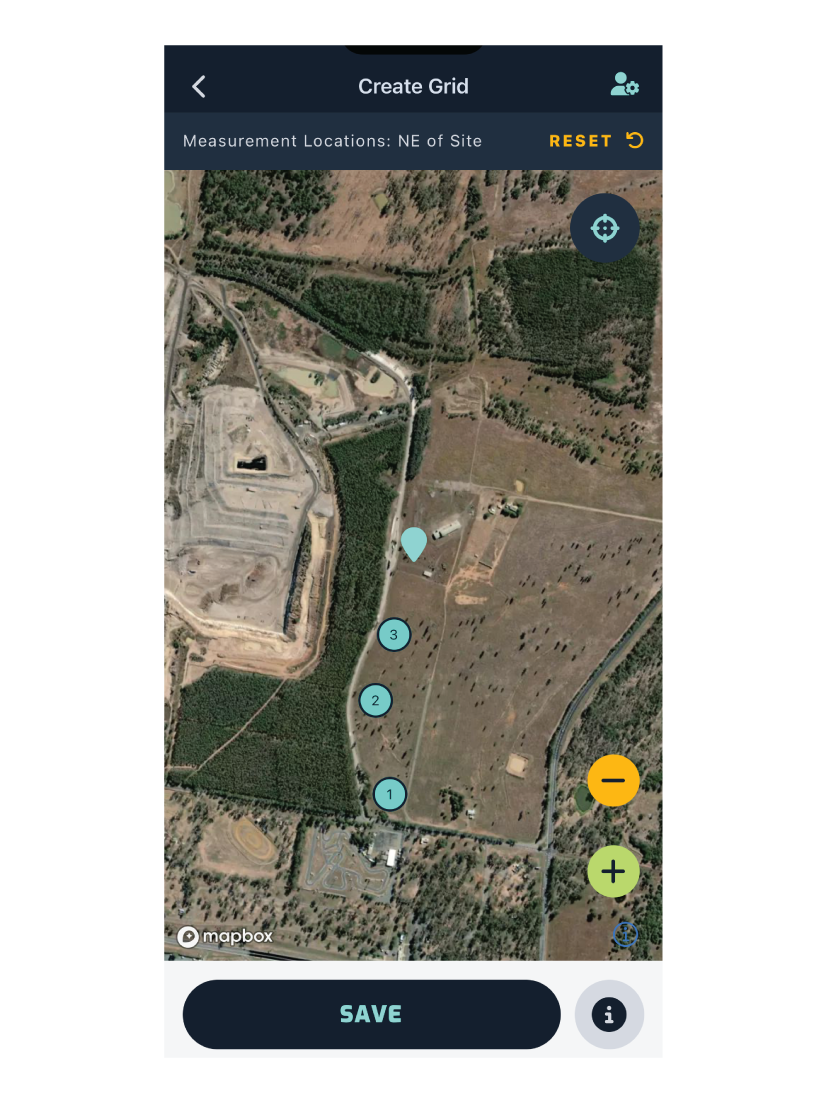 plot grid points
