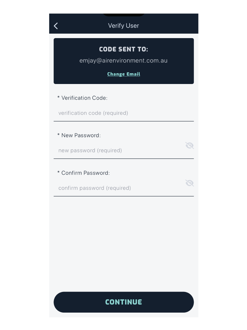 verification code