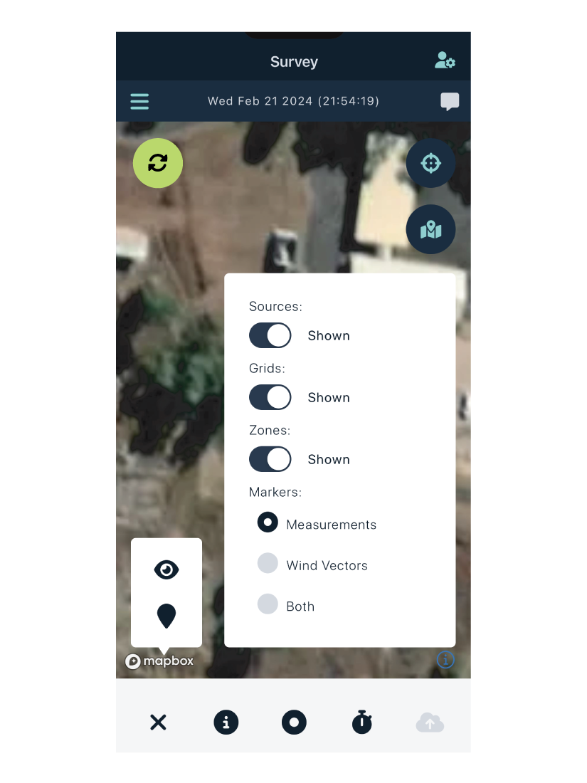 map settings