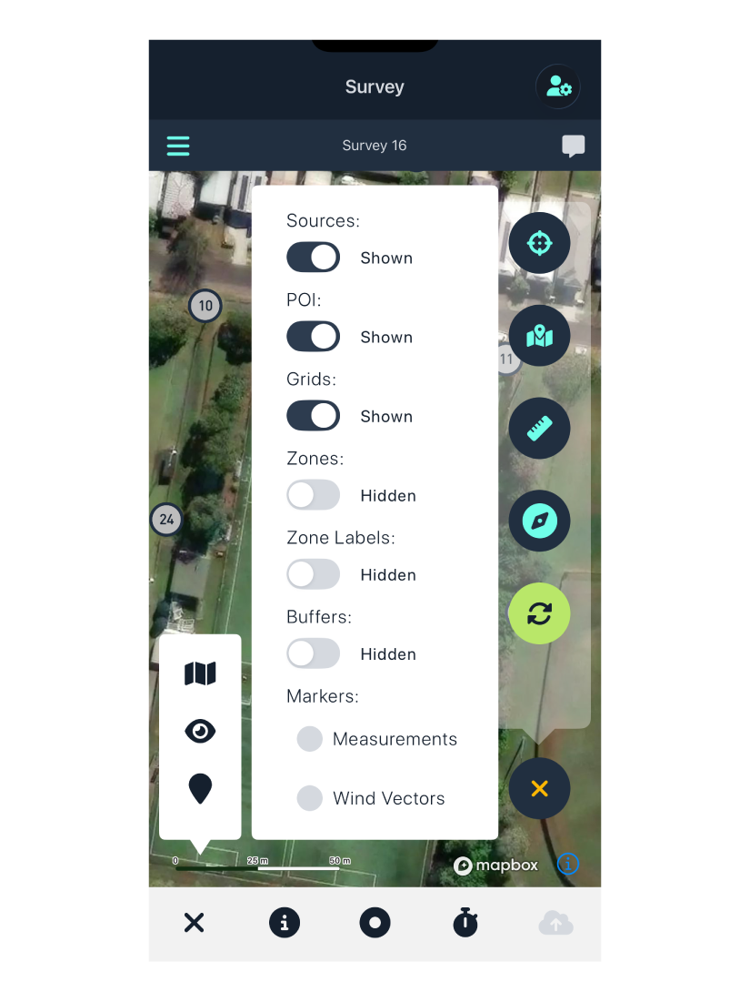 map settings