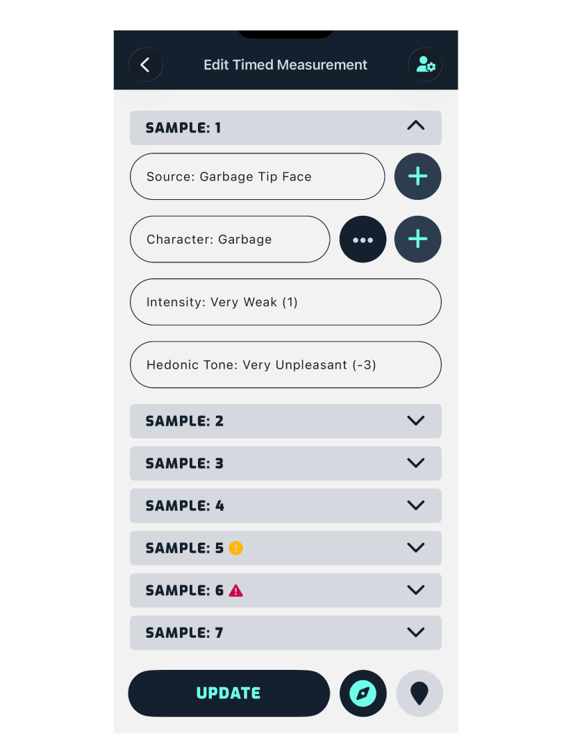 edit timed - sniff data