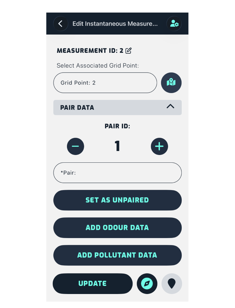 edit instantaneous - grid points