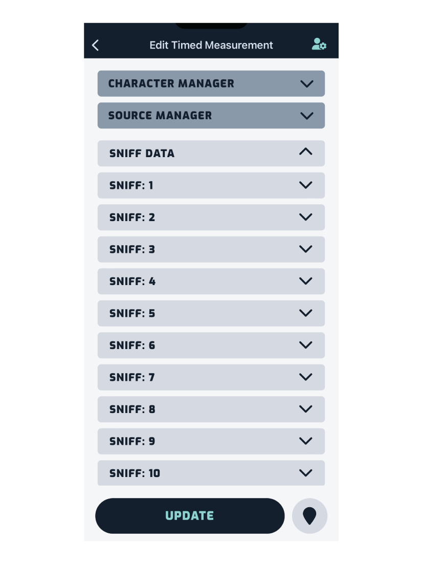 edit timed - sniff data