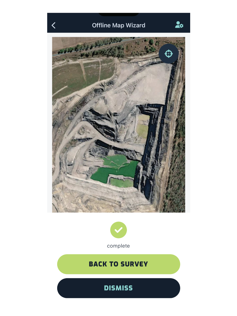 offline map downloaded