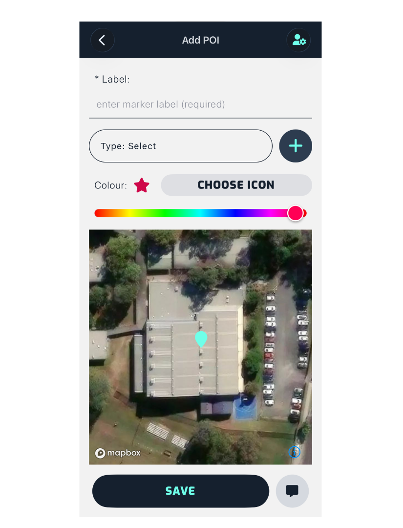 create POI screen