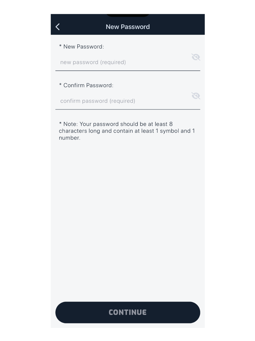 change password