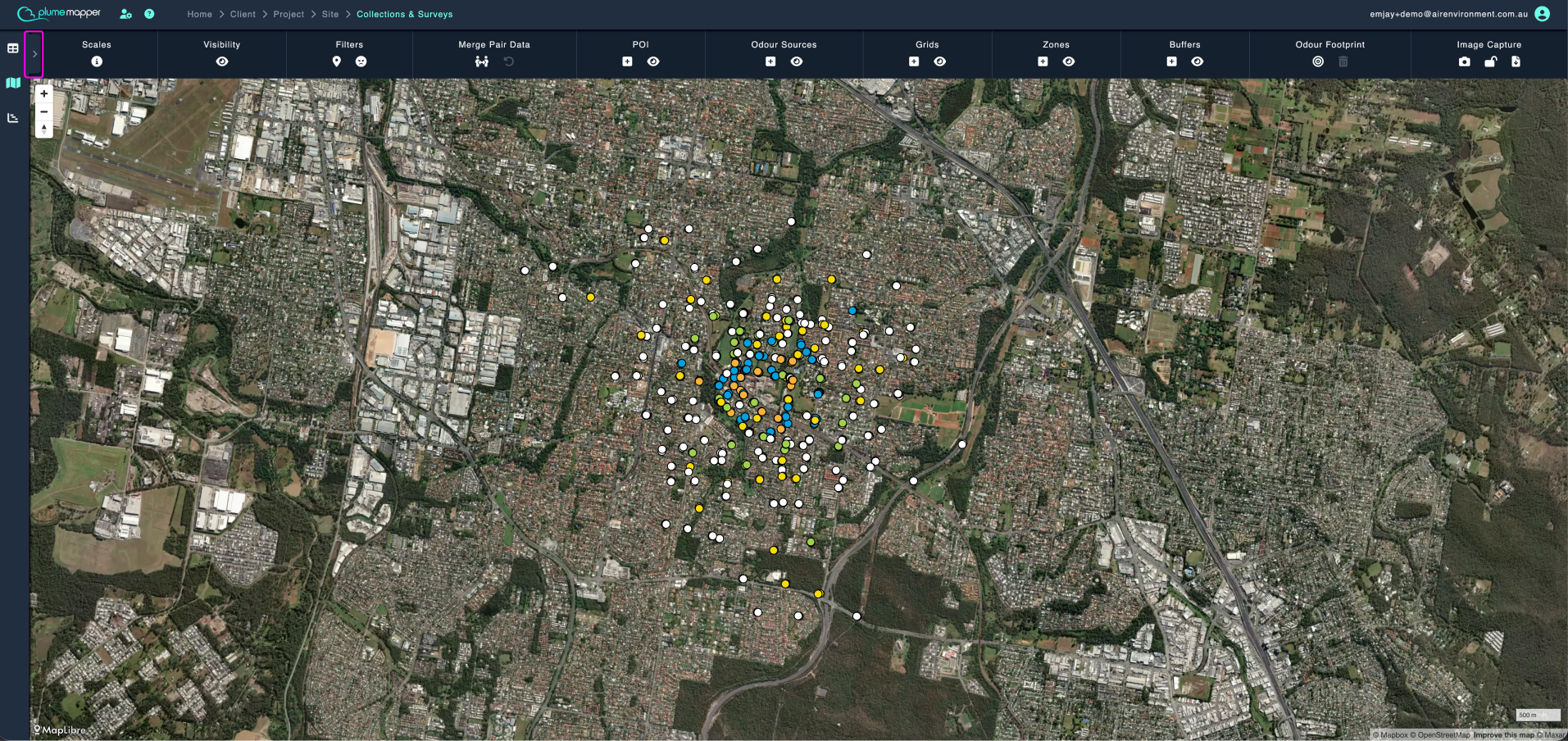 map view: collapse sidebar