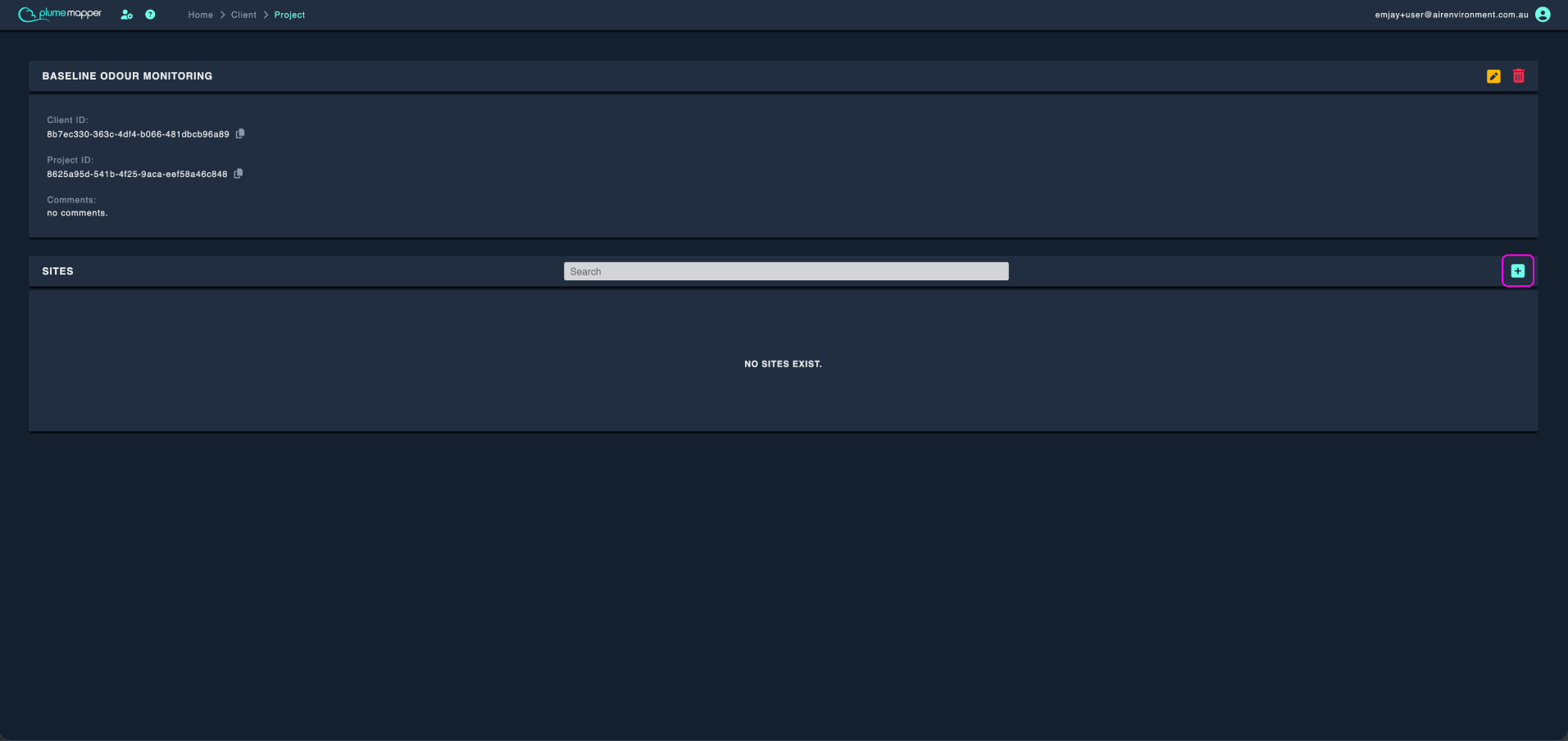 project page