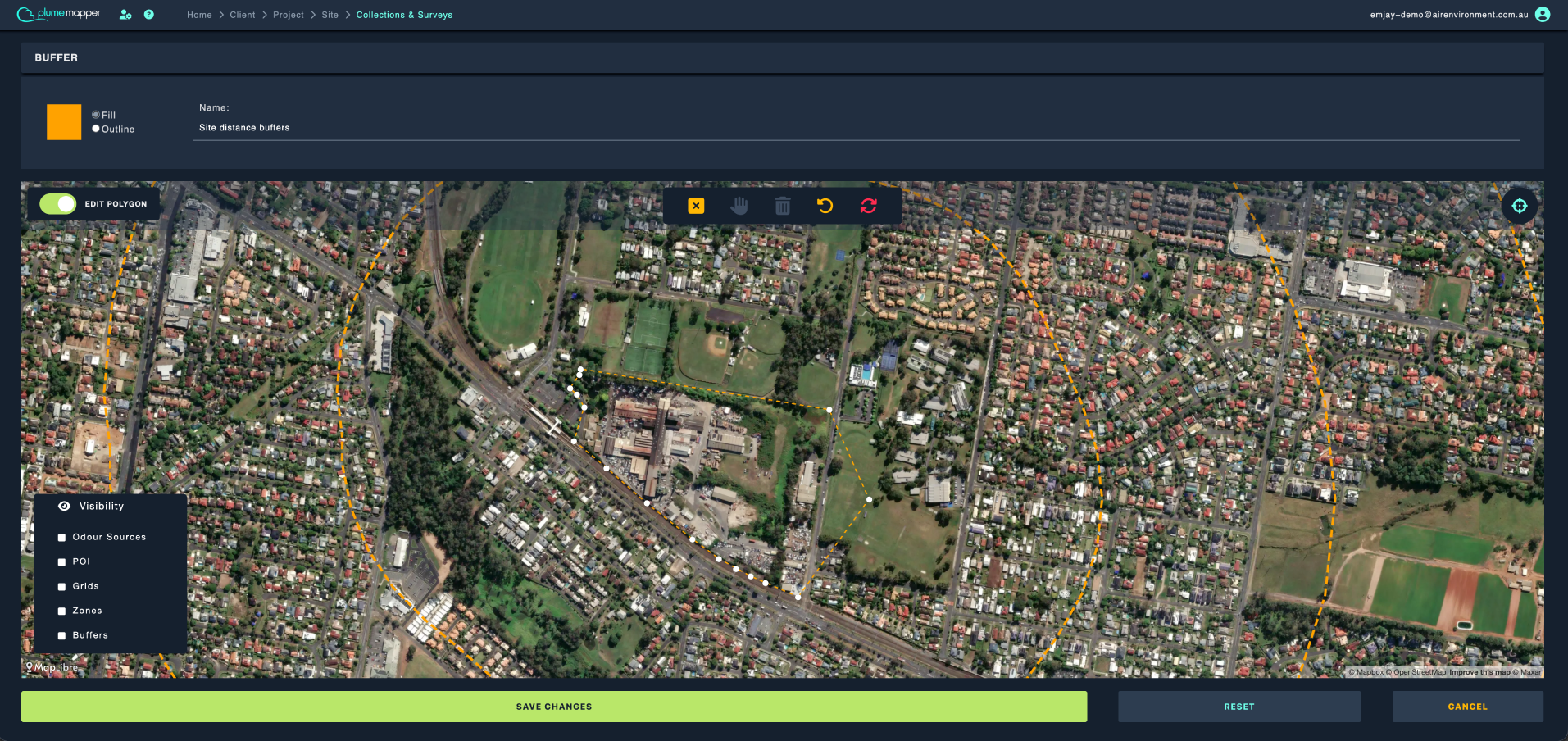 buffers: editing - adding polygon points